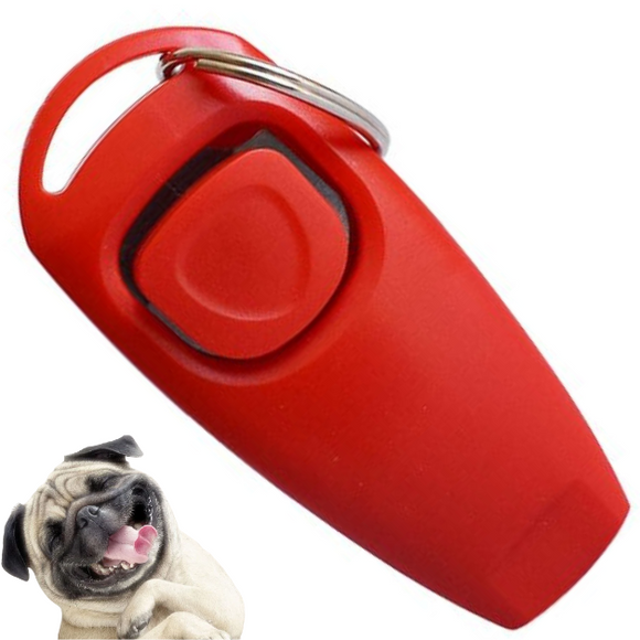 2 In 1 Dog Training Clicker & Whistle