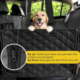 HappyLife Dog Lover - High Quality Waterproof Pet Car Seat Cover With Cushion Protector, Zipper & Pockets